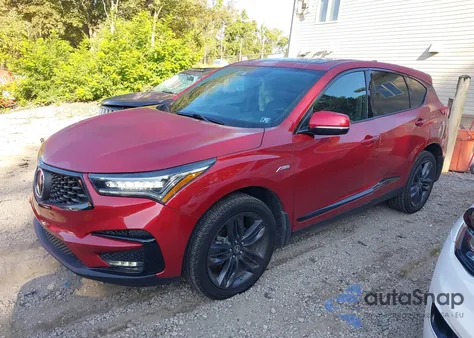 2020 Acura Rdx A-Spec z USA, uszkodzony, nr VIN 5J8TC2H61LL035689